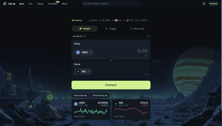 DEX agregátor Jupiter