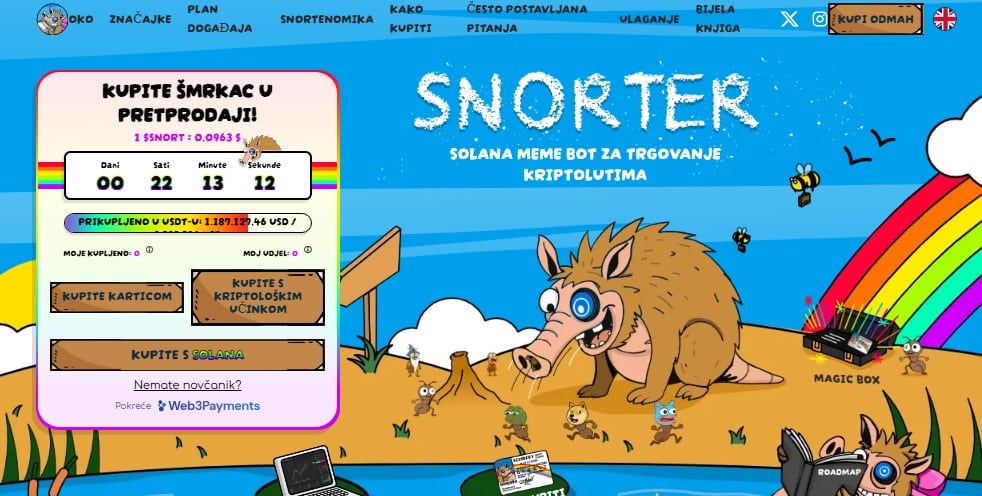 Snorter Bot ($SNORT): Pretvori Telegram u Svoj Lični Snajper Bot za SOL i ETH