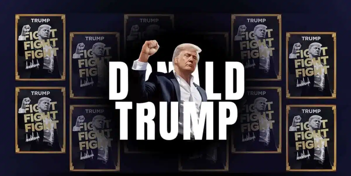 トランプコインの公式サイトファーストビュー