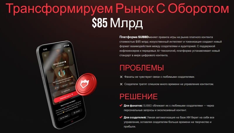 страница описания мемного проекта subbd