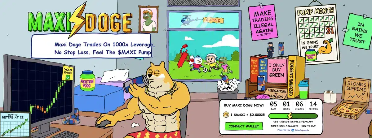 Maxi Doge najlepšie kryptomeny