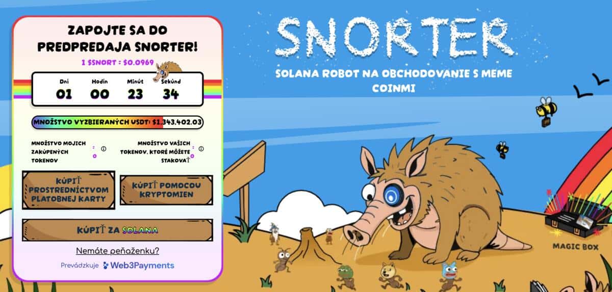 Snorter najlepšie kryptomeny