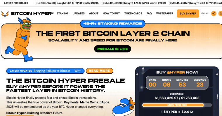 2. Bitcoin Hyper – masinės rinkos potencialas su Layer-2 sprendimu