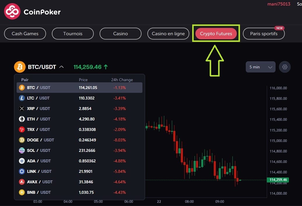 contrat perpétuel crypto - coinpoker