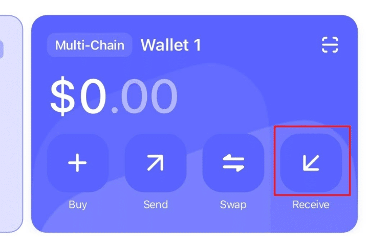 dépôt sur votre wallet