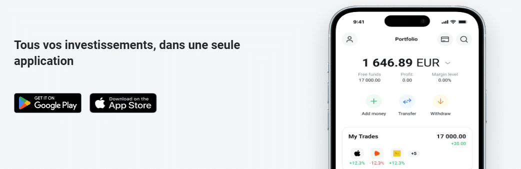 Application mobile XTB