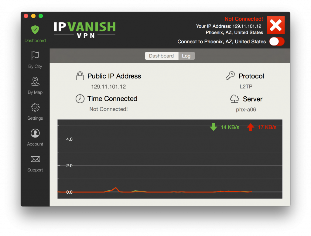 最快VPN服务IPVanish。