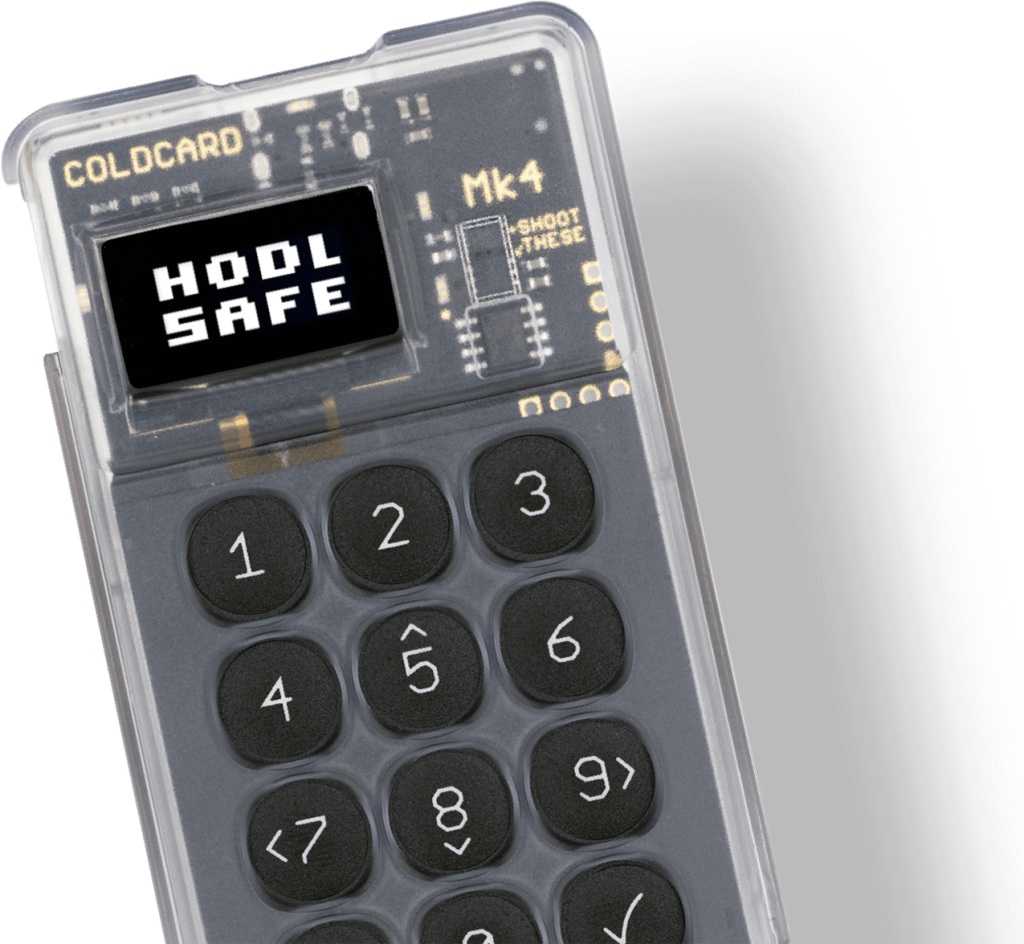 ColdCard – 信用卡式轻量级硬件钱包。