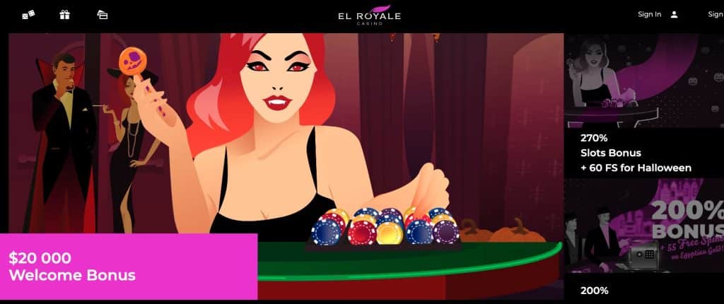 El Royale – 用真钱玩21点游戏的顶级在线赌场。