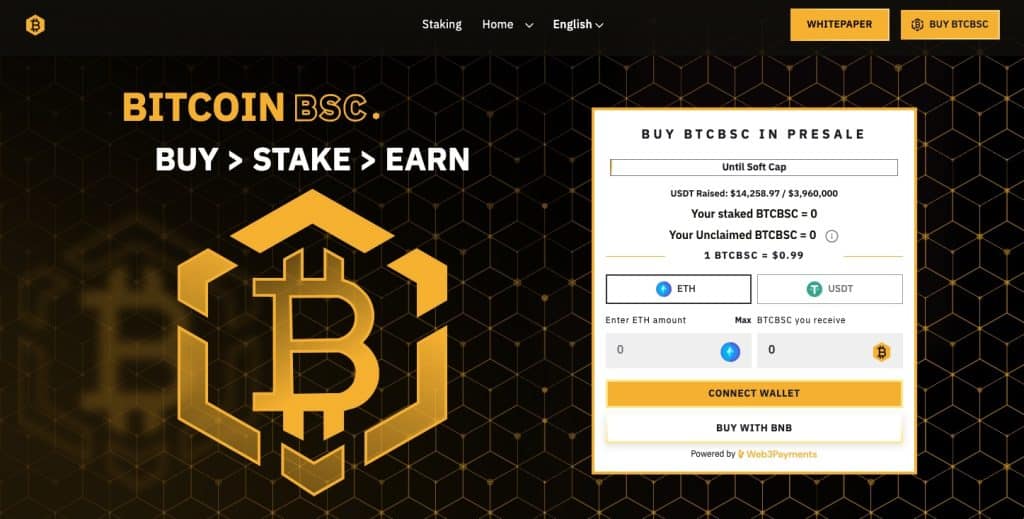 Bitcoin BSC ($BTCBSC)